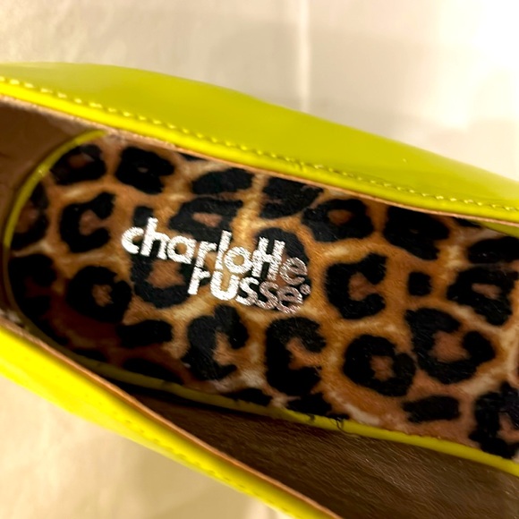 Charlotte Russe - BNWOT Platform Stilettos in Chartreuse - Picture 4 of 8
